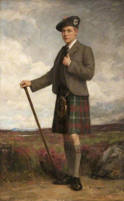 Edward, Prince Of Wales (1894–1972), In Highland Costume — Alfred Edward Borthwick