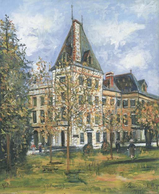 The Castle Of Chasseneuil, Charente — Maurice Utrillo