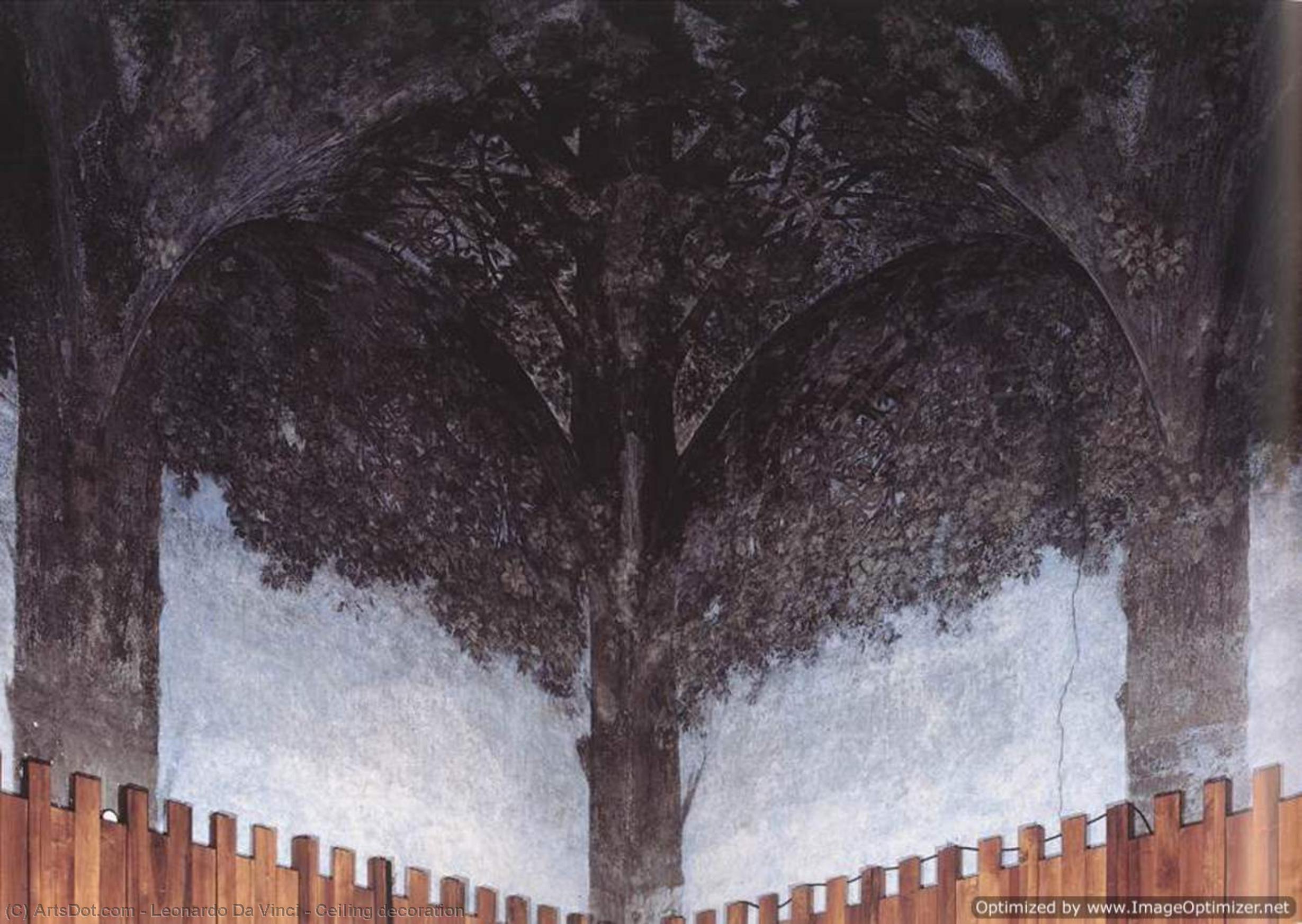 Ceiling Decoration — Leonardo Da Vinči
