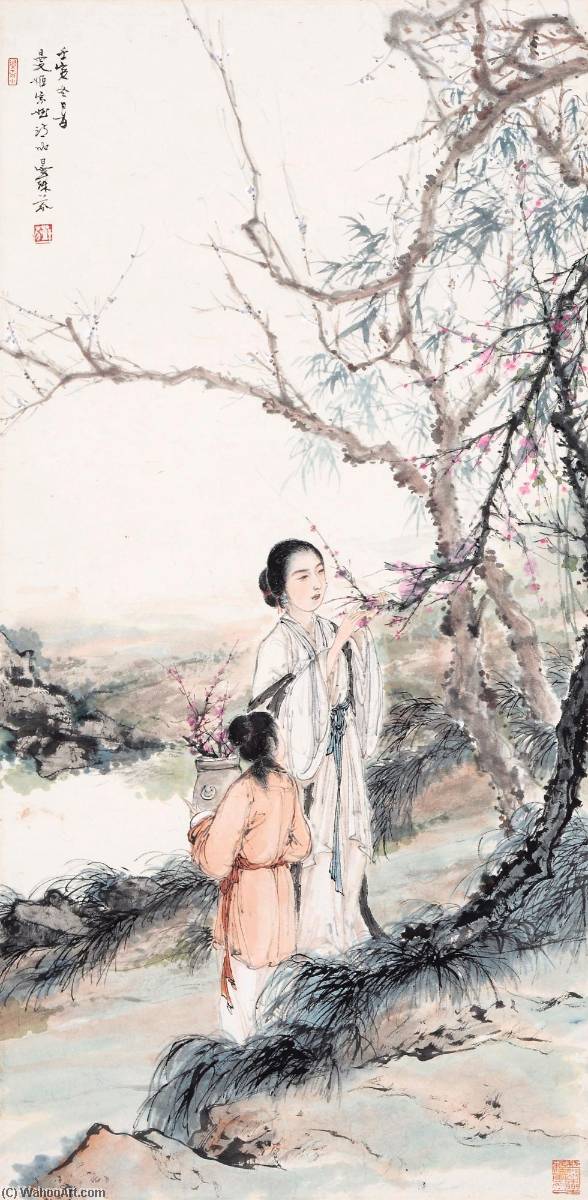 Plucking Plum Blossoms — Deng Fen