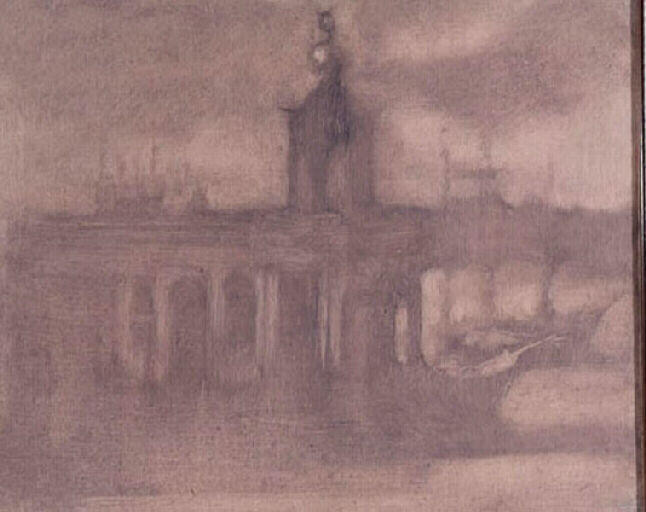 Venise, La Pointe De La Salute — Eugène Anatole Carrière