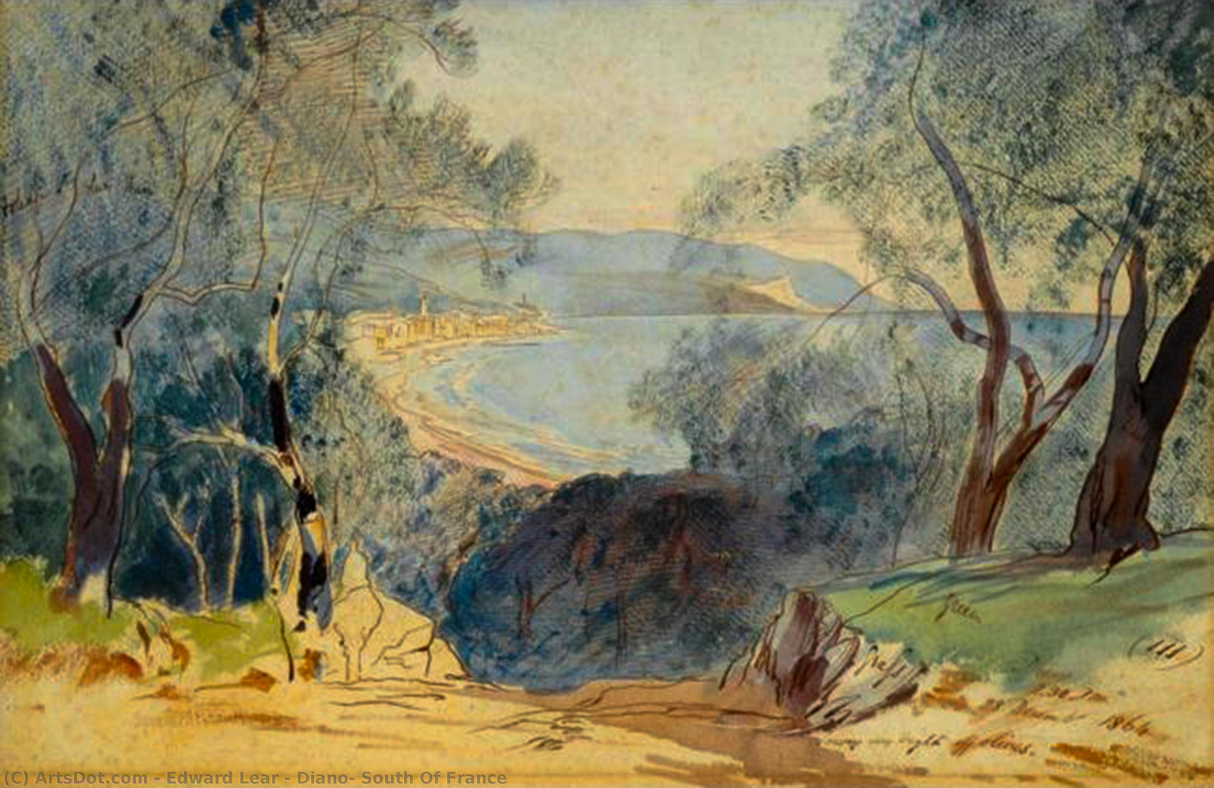 Diano, South Of France — Edward Lear