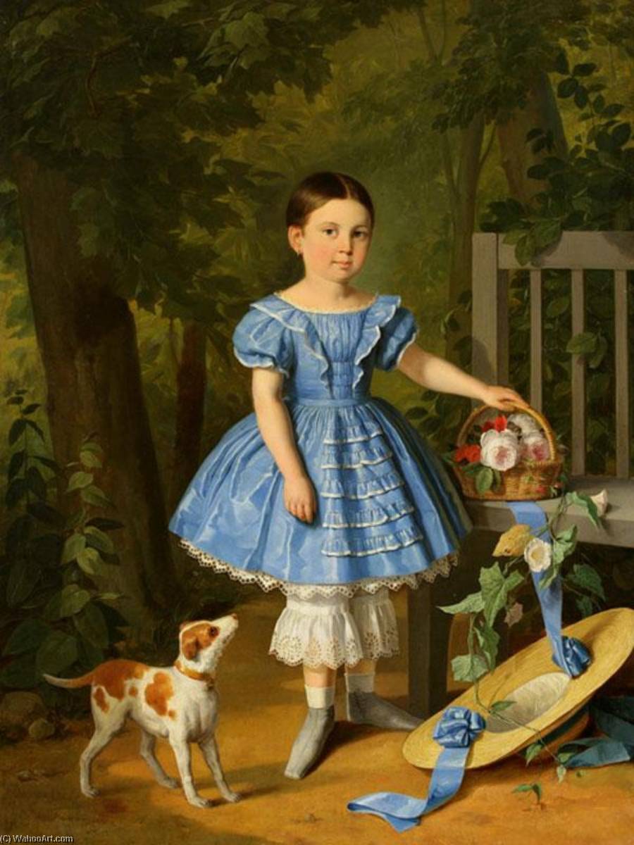 Girl In A Blue Dress — Ivan Khrutsky