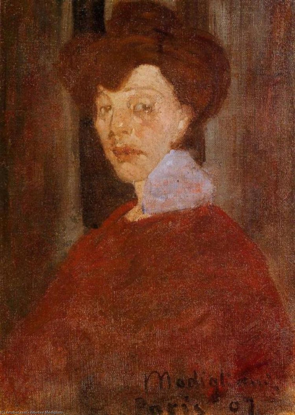 Portrait Of A Woman — Amedeo Clemente Modigliani