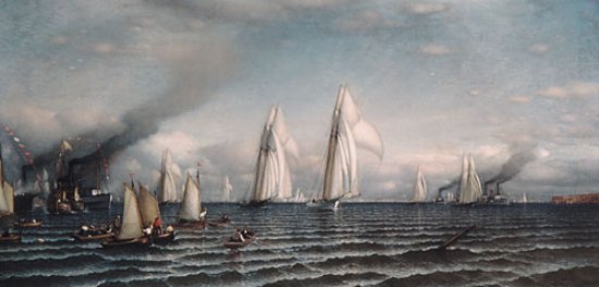 Finish­­first International Race For America's Cup, August 8, 1870 — Samuel Coleman Junior