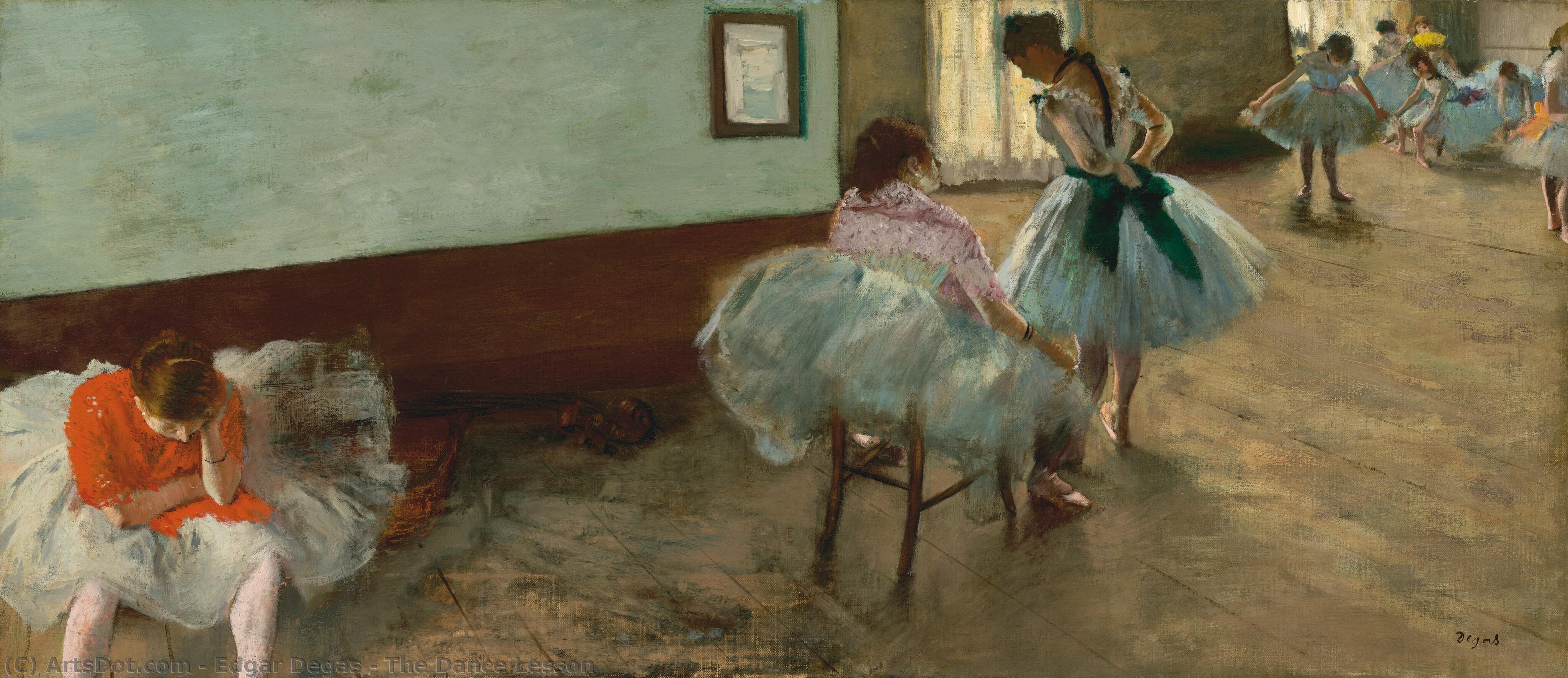 Die Tanzstunde — Hilaire-germain-edgar Degas