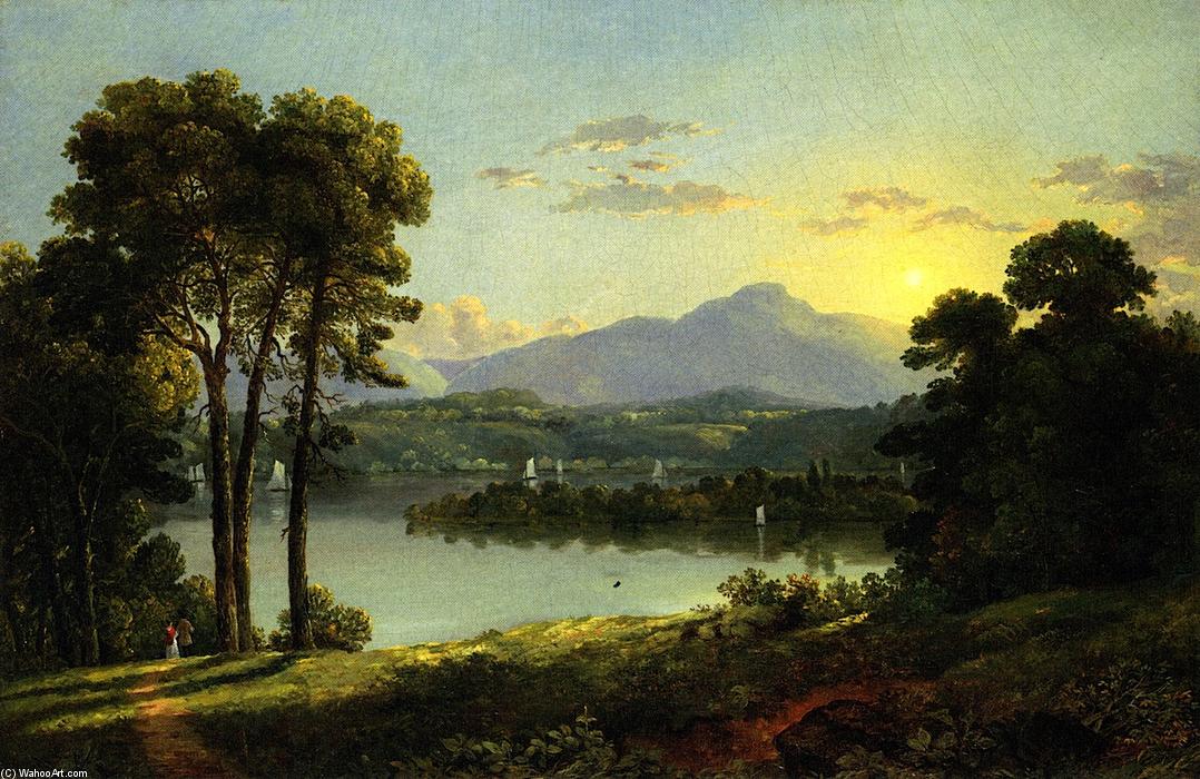 View On The Hudson — Christopher Pearse Cranch