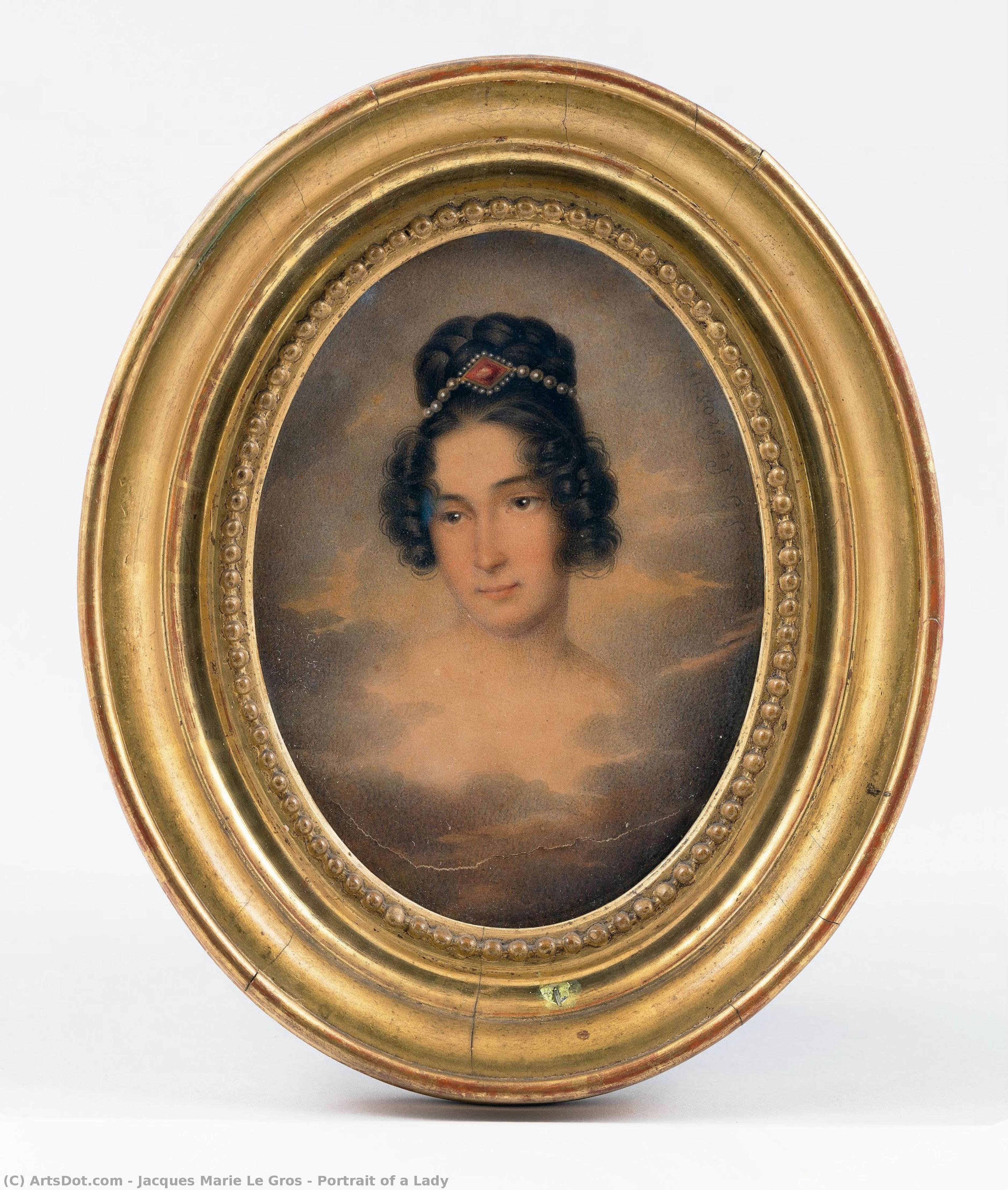 Portrait Of A Lady — Jacques Marie Le Gros