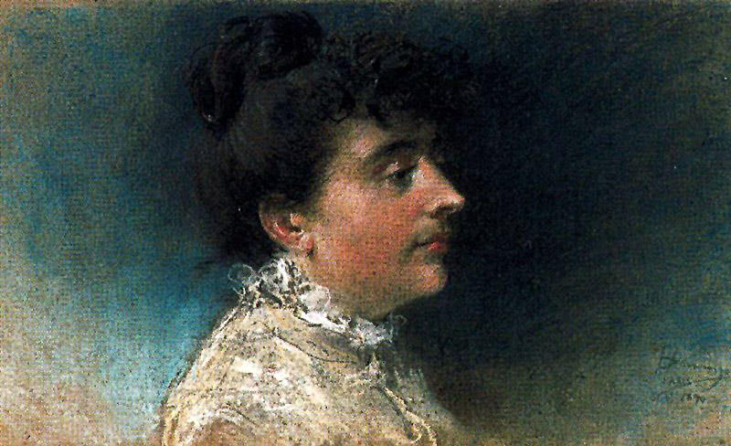 Retrato De Su Mujer — Francisco Domingo Y Marqués