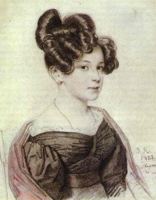 Portrait Of A. A. Olenina — Orest Adamovich Kiprensky