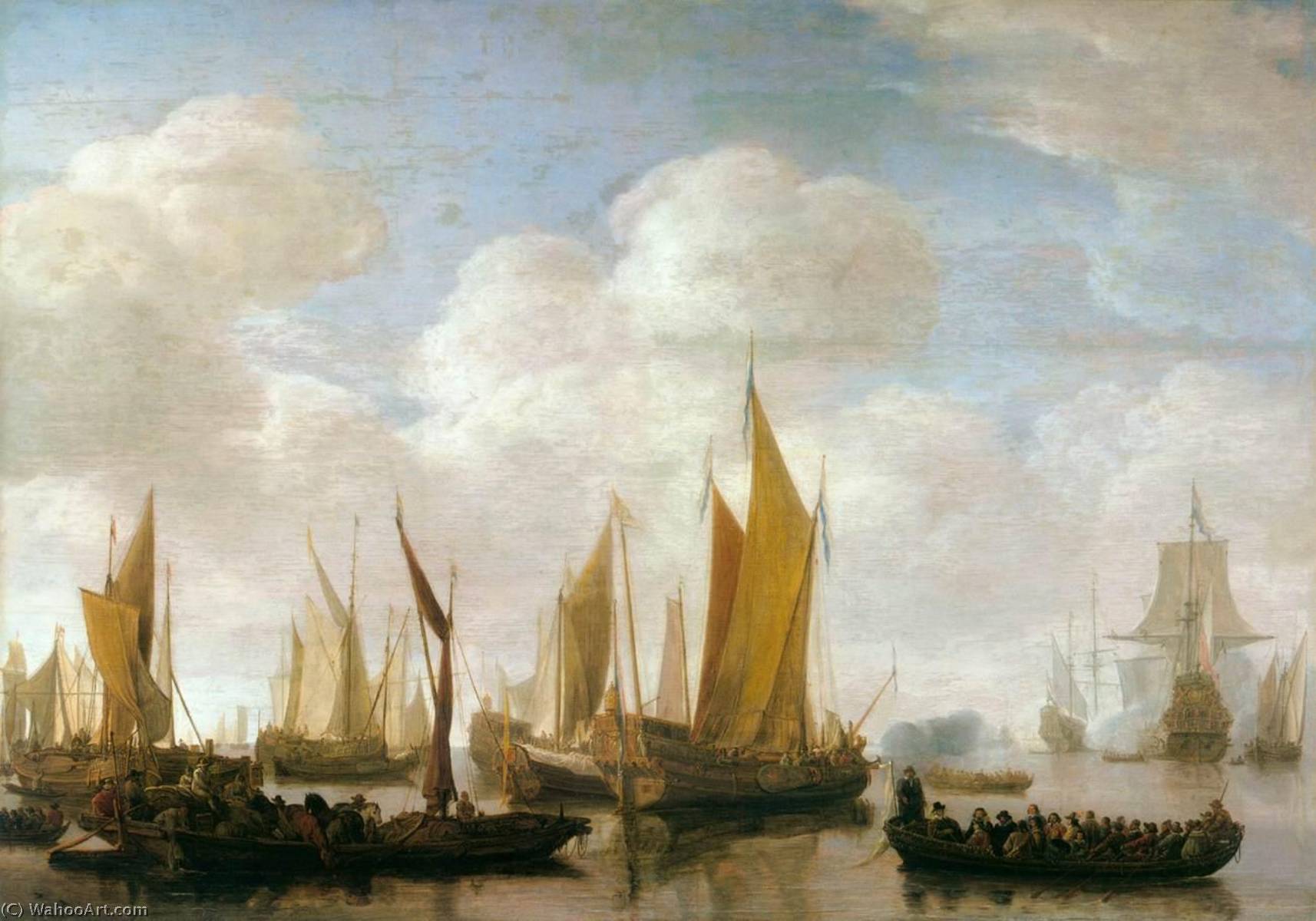 Visit Of Frederick Hendriks Ii To Dordrecht In 1646 — Simon Jacobsz De Vlieger