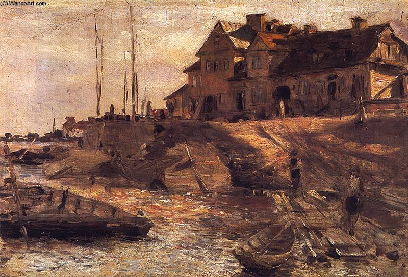 Solec Harbour — Aleksander Gierymski