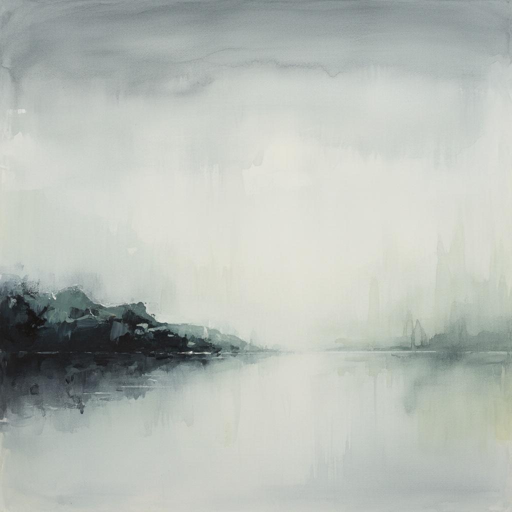 Silent Echoes Of Charcoal Shadows Within An Infinite And Atmospheric Void — Christian Noiret