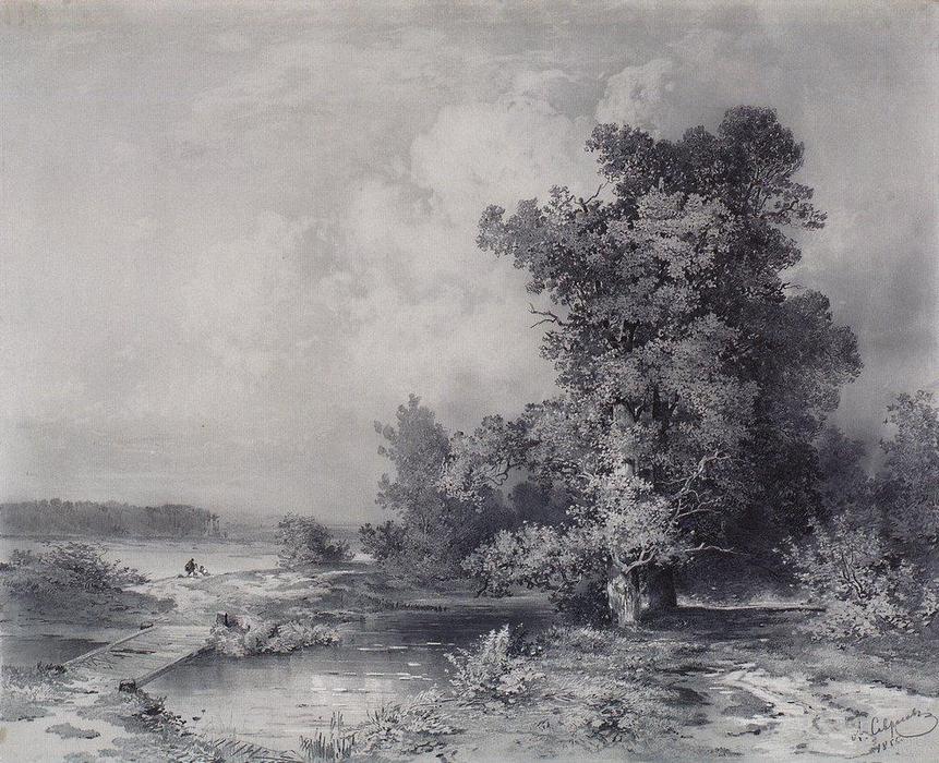 Type In A Village Near Moscow Kuntsevo — Aleksey Savrasov