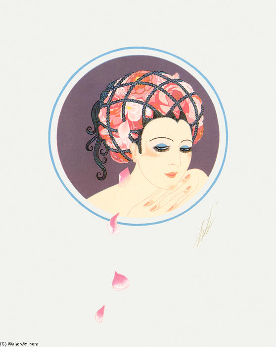 Rose Turban — Erté