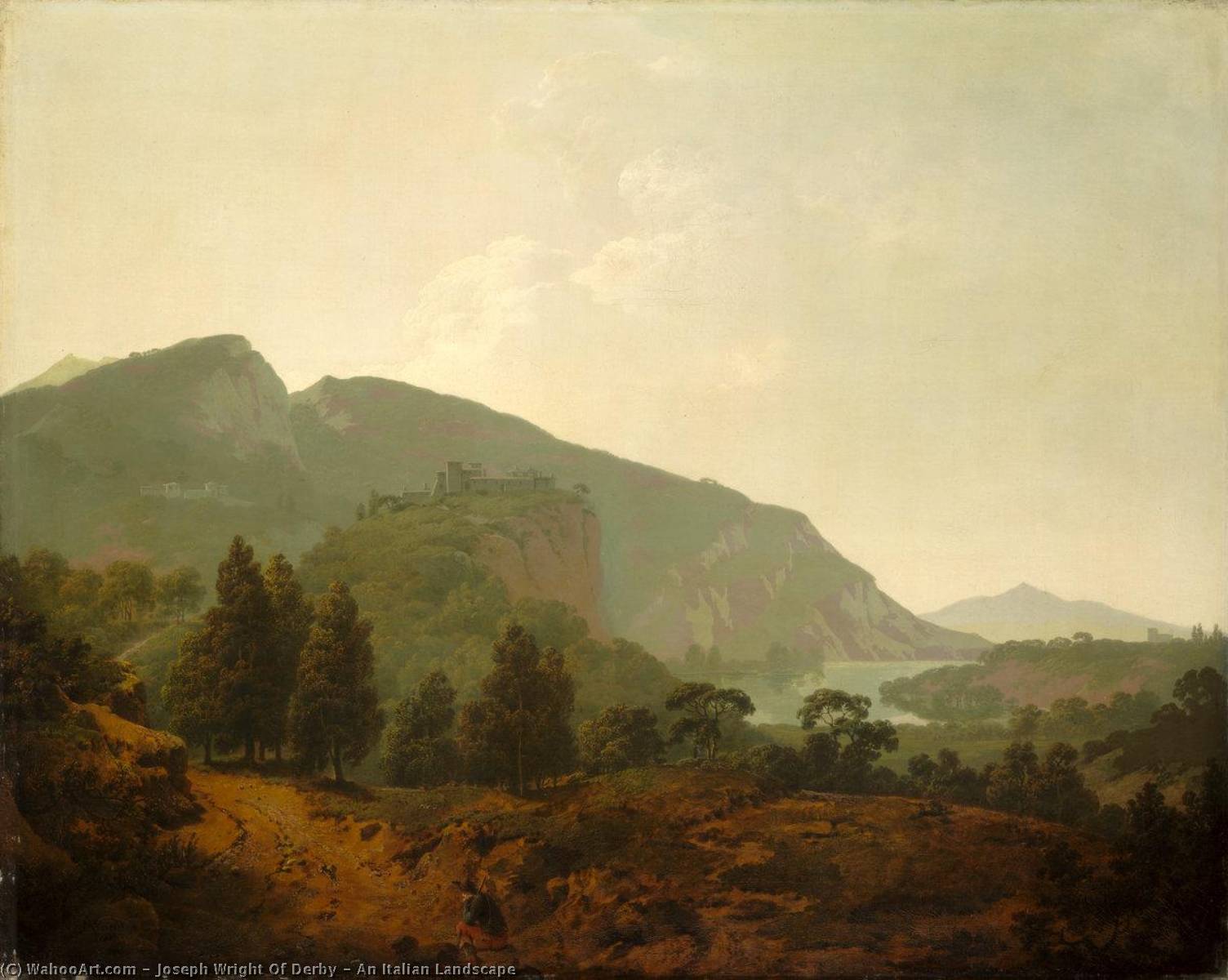 An Italian Landscape — Joseph Wright De Derby