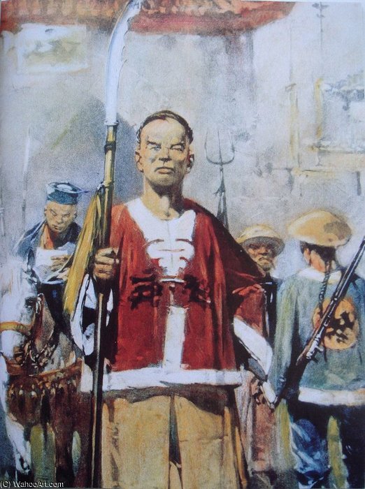 Boxers Drawing — Hermanus Junior Koekkoek