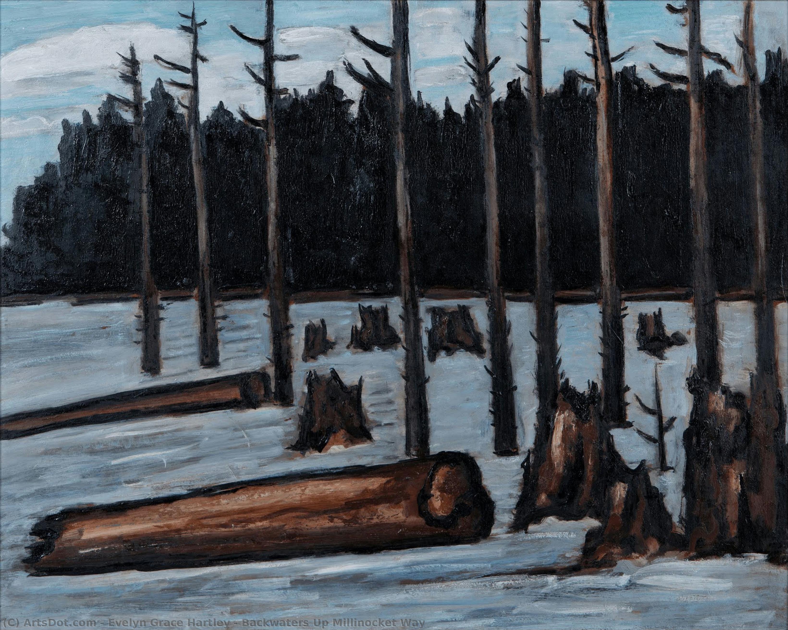Backwaters Up Millinocket Way — Evelyn Grace Hartley