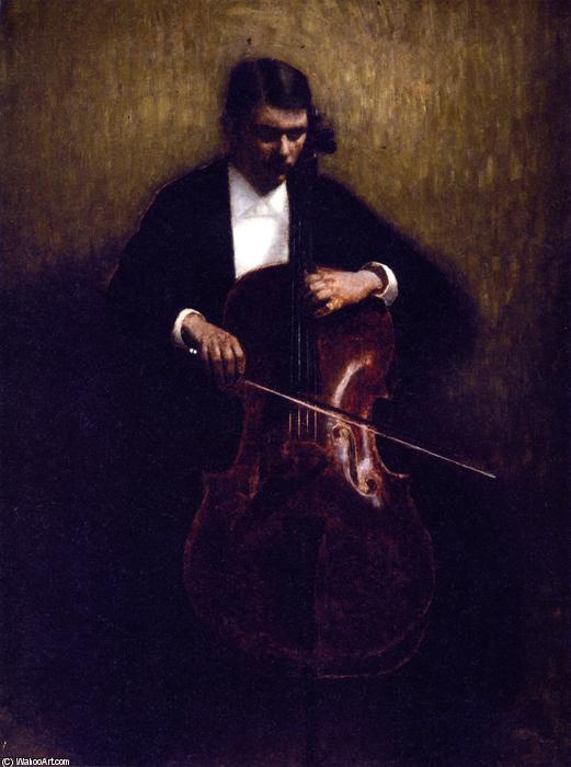 Cello Player — Vilhelm Hammershøi