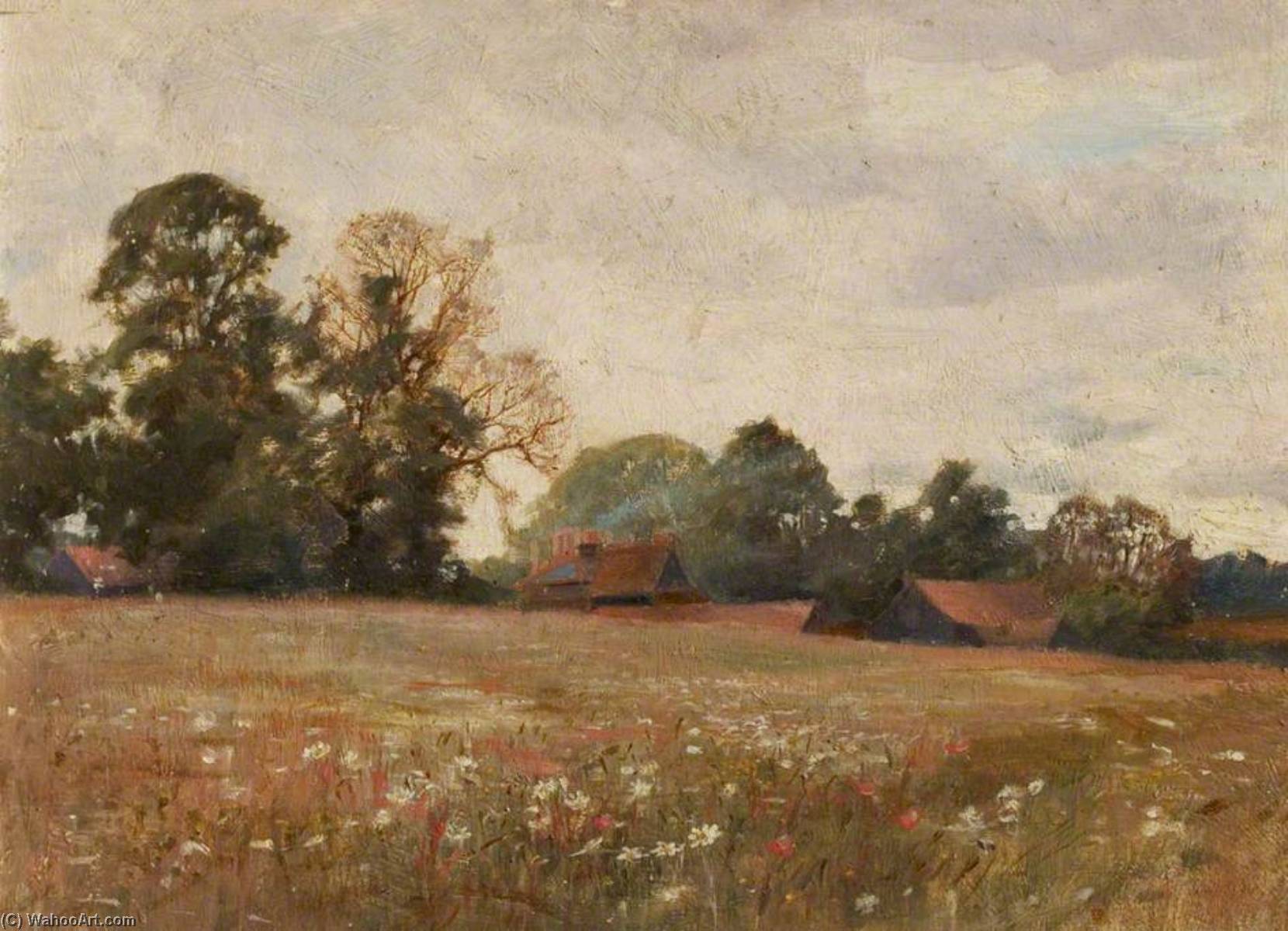 Poppy Field (verso) — Sir John Alfred Arnesby Brown