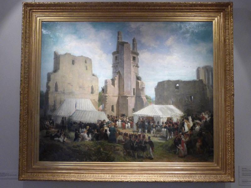 Louis Philippe Et Sa Famille Visitant Pierrefonds — Eloi Firmin Feron