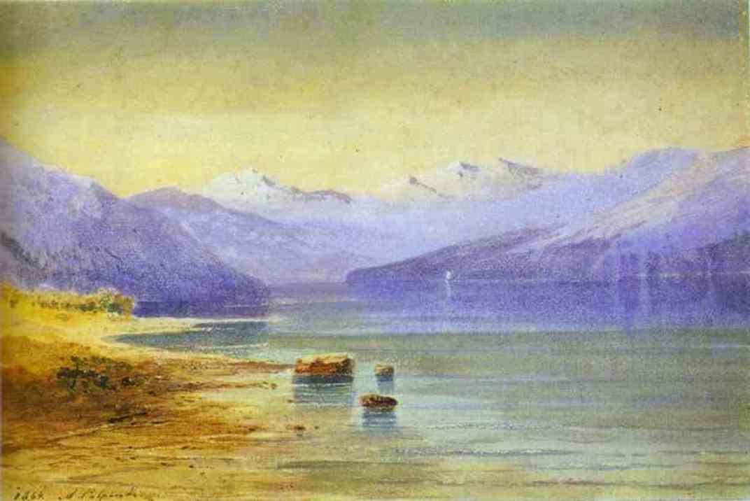 Mountain Lake, Switzerland — Alexéi Kondrátievich Savrásov