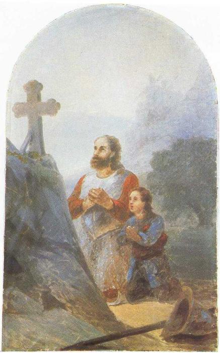 The Vow Before Avaraisk Battle (also Known As The Military Leader Vartan Mamikonian) — Ivan Konstantinovich Aivazovsky