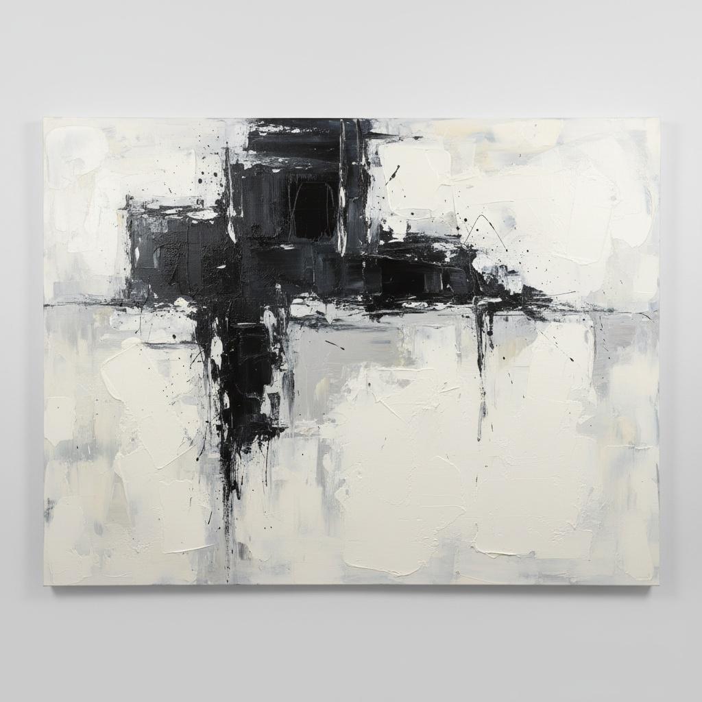 Descenso De Obsidiana Monolítica: Un Estudio Singular De Gravedad Y Abstracción Melancólica — Laurent Fabre