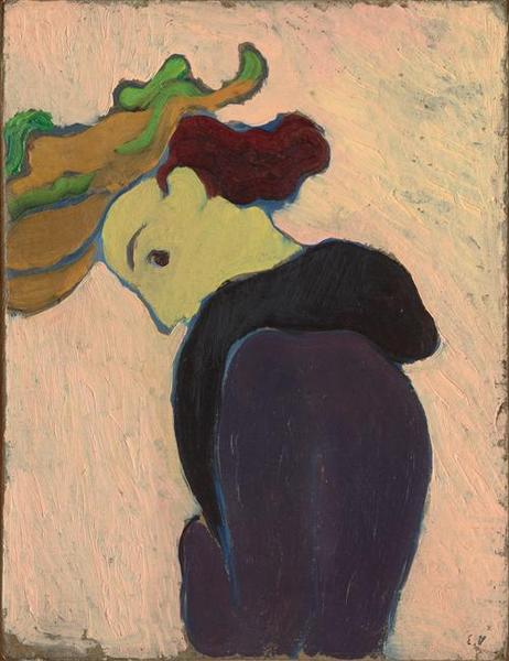 Femme De Profil Au Chapeau Vert — Jean-édouard Vuillard