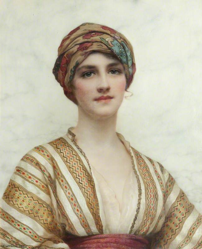 Portrait Of A Young Woman — William Clarke Wontner