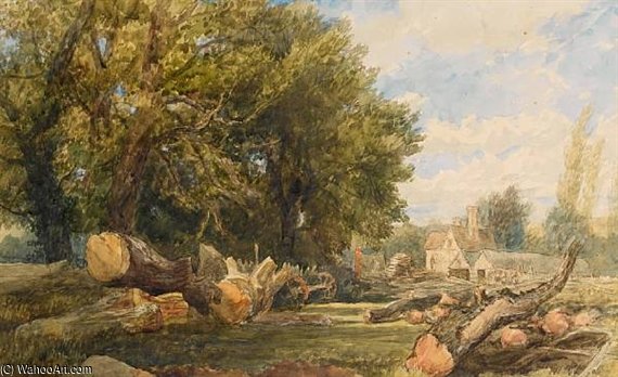 Storing Timber Near Arundel — Томас Коллиер