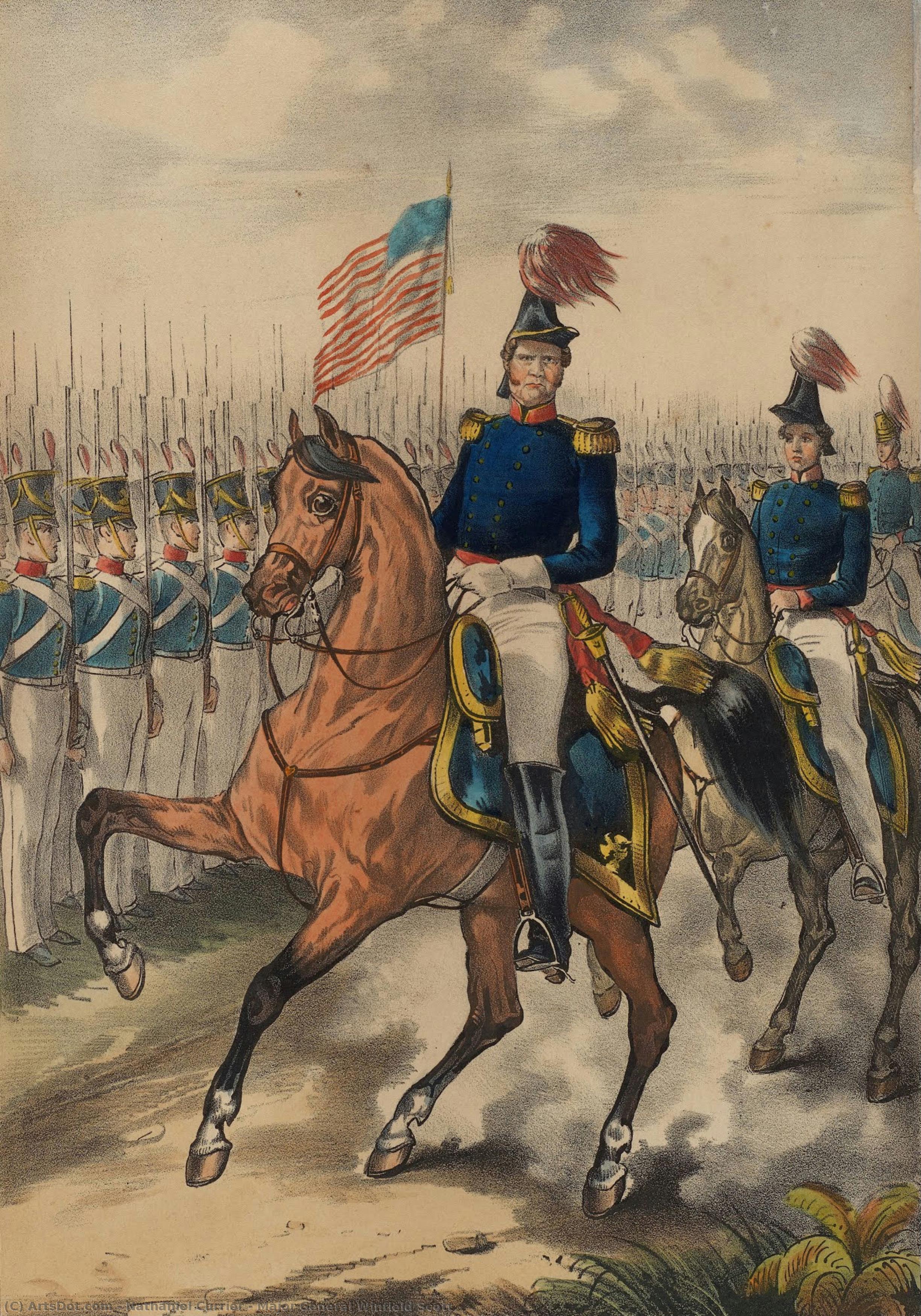 Major General Winfield Scott — Nathaniel Currier