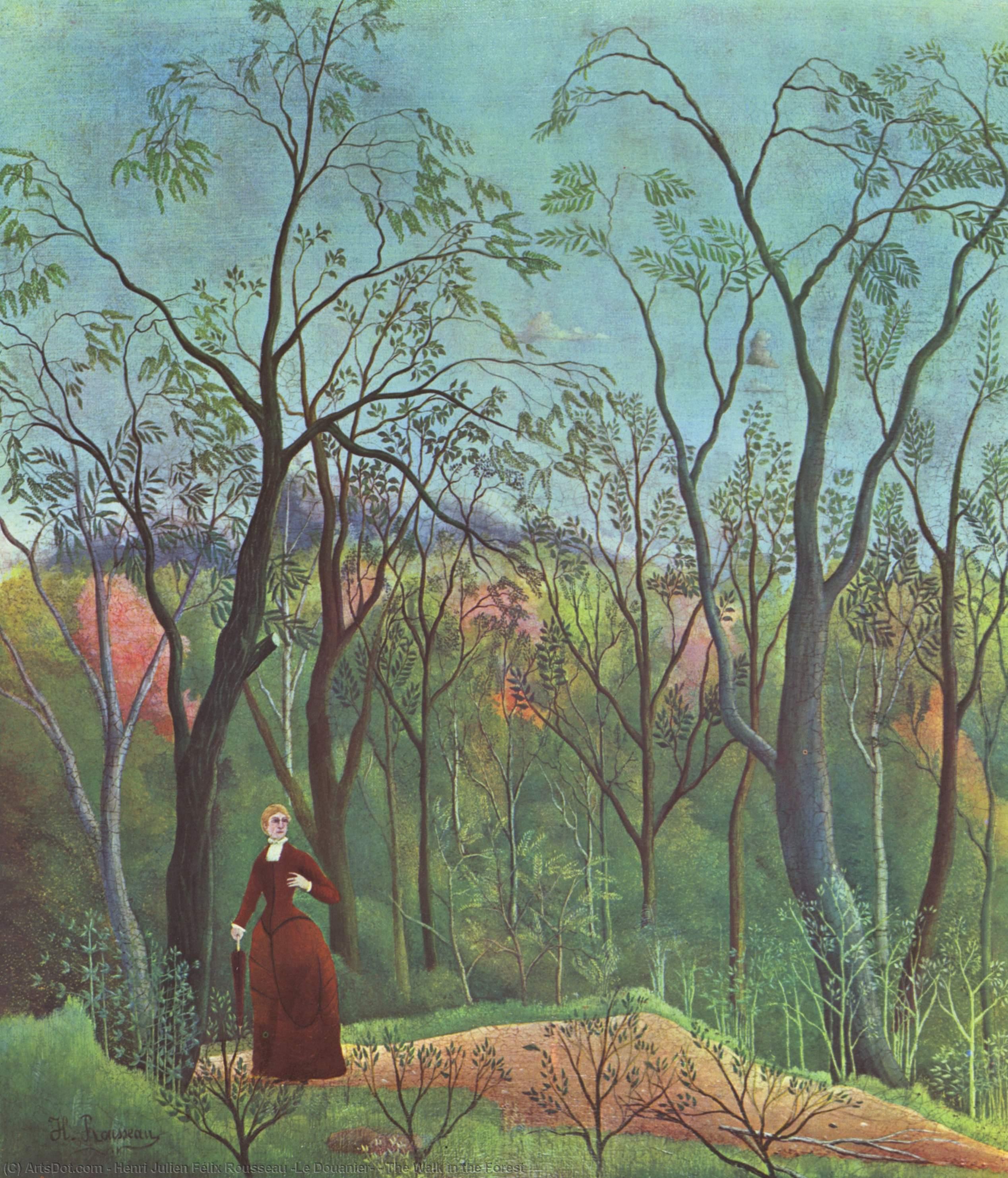 The Walk In The Forest — Henri Julien Félix Rousseau (le Douanier)