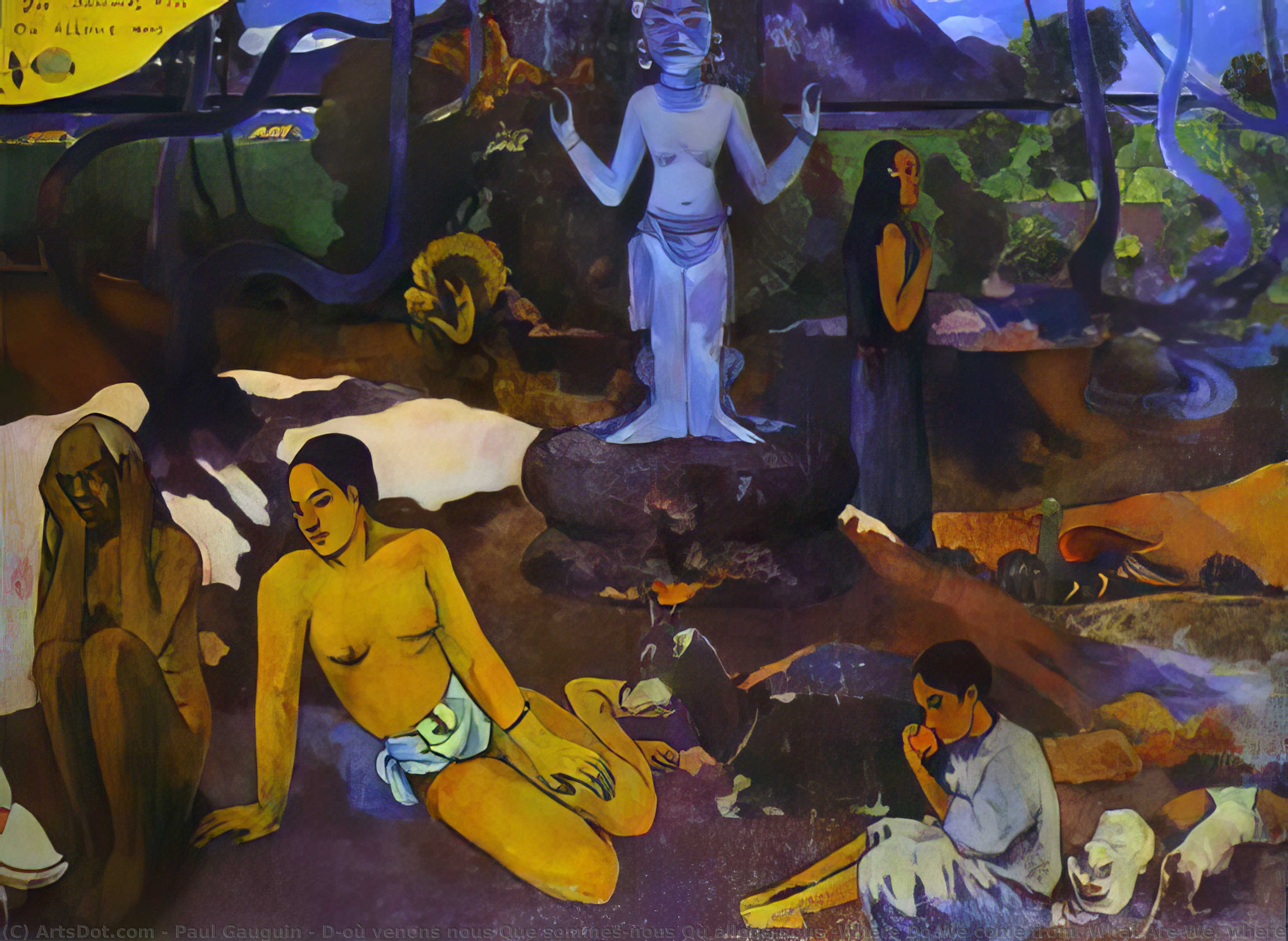 De Dónde Venimos ¿qué Somos? ¿adónde Vamos? — Eugène Henri Paul Gauguin