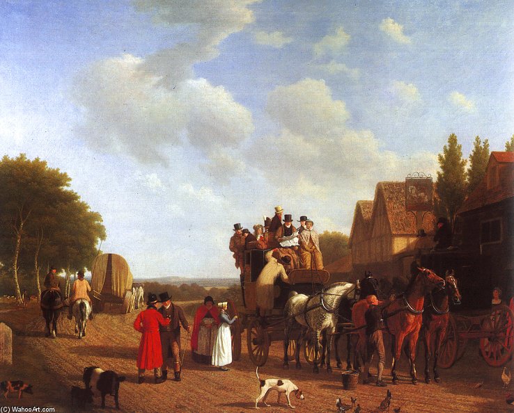 The Last Stage On The Portsmouth Road — Jacques Laurent Agasse