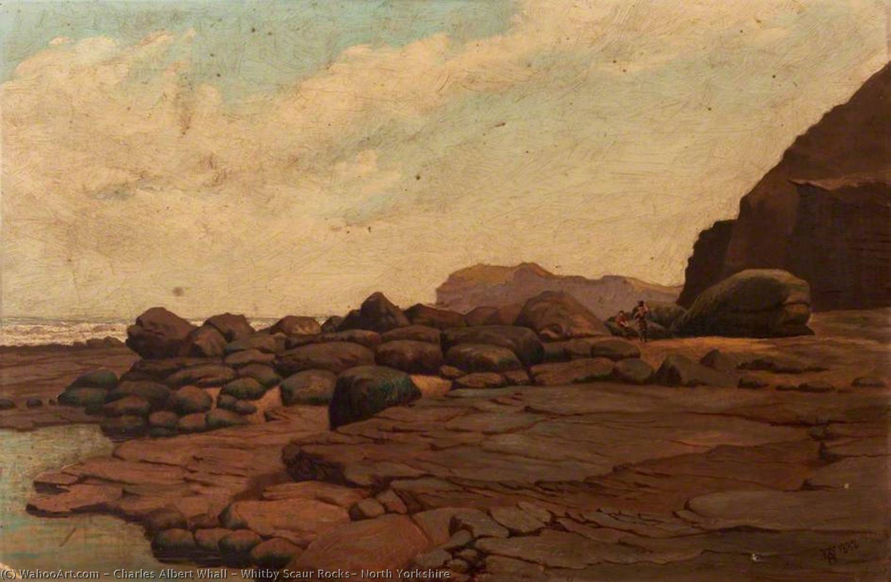 Whitby Scaur Rocks, North Yorkshire — Charles Albert Whall