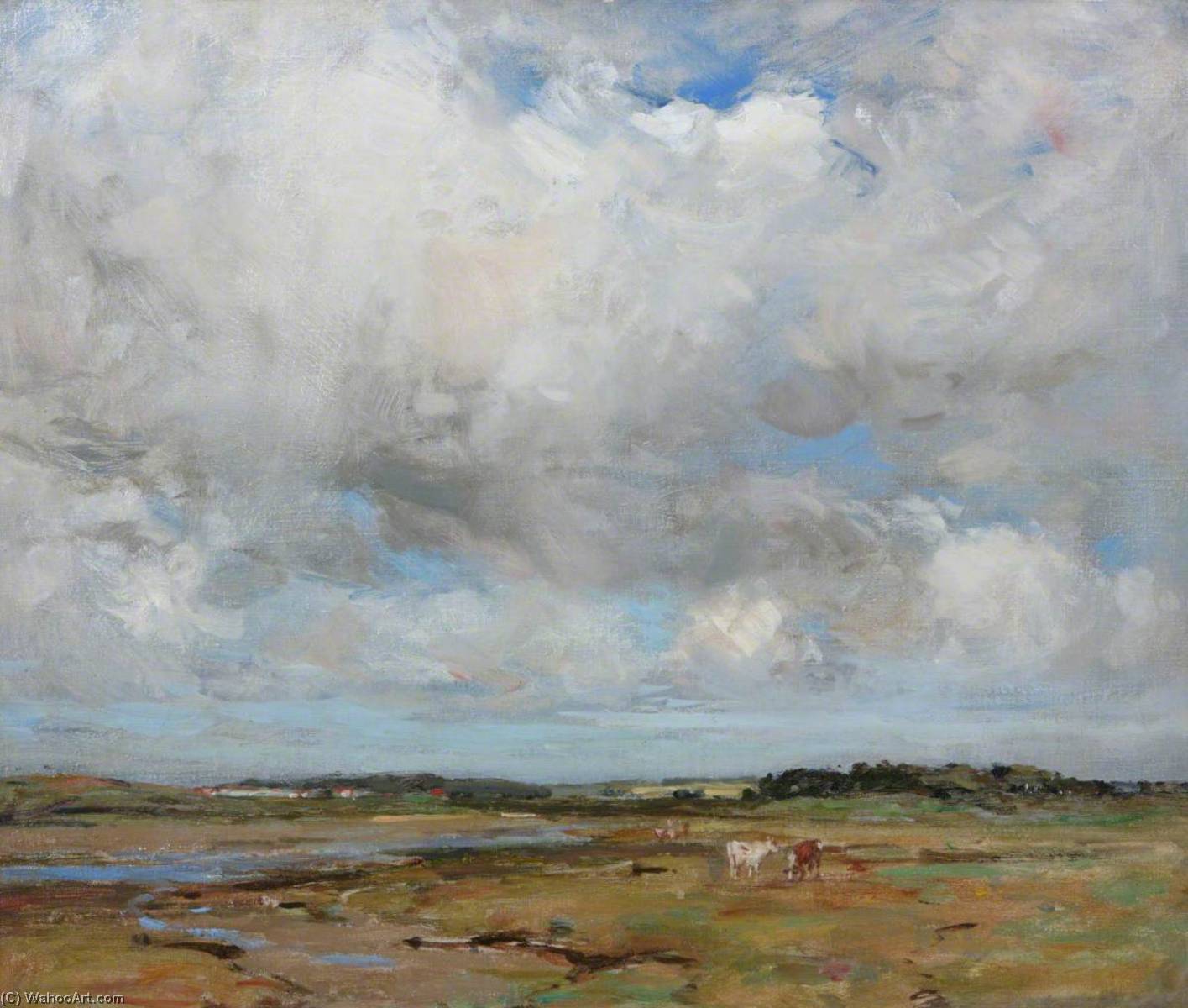 Cattle On The Solway — John Campbell Mitchell