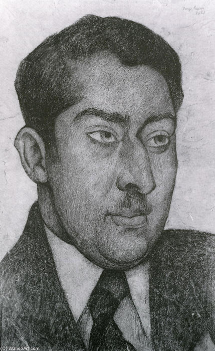 Portrait Of David Alfaro Siqueiros — Diego Rivera
