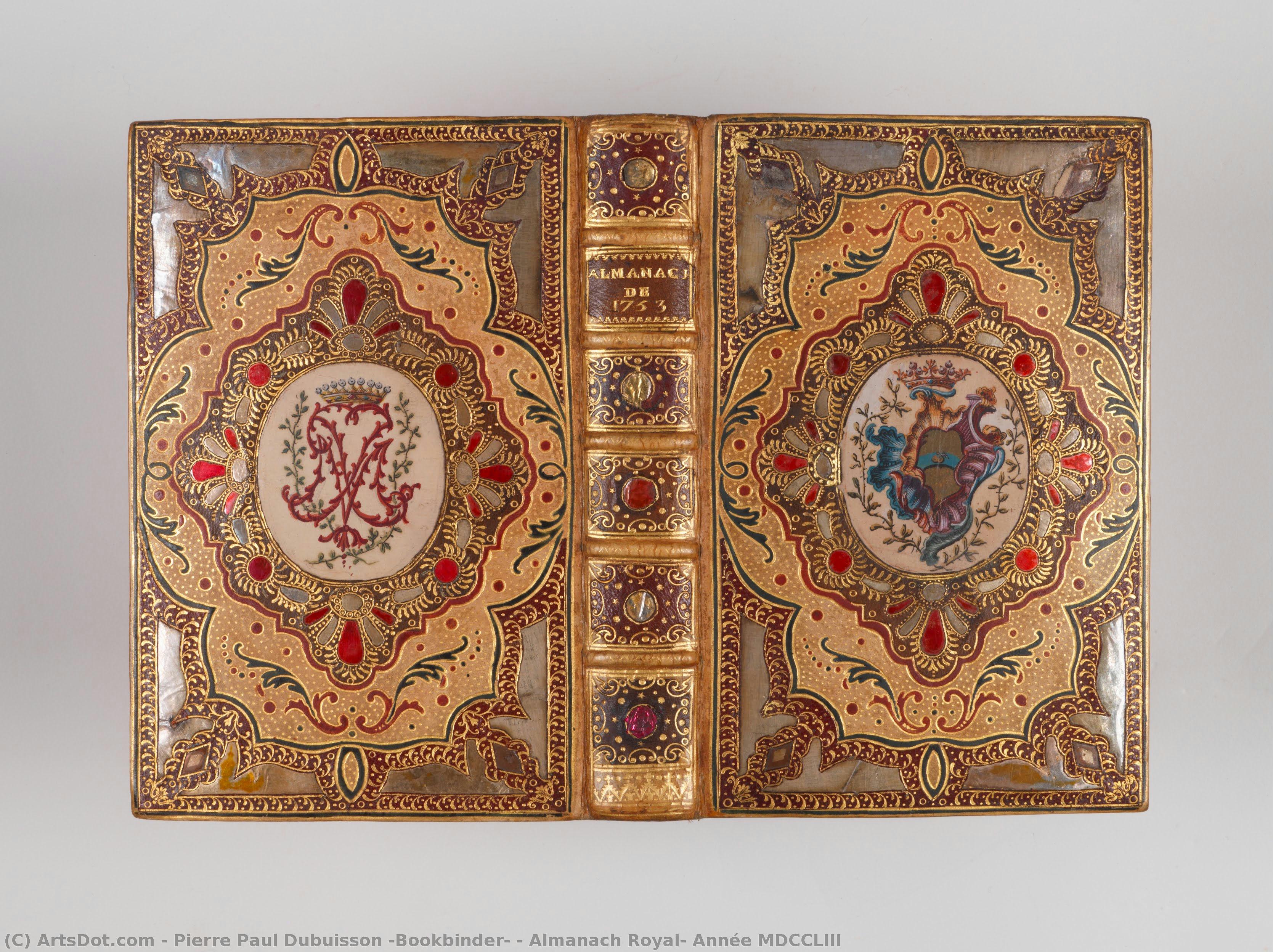 Almanach Royal, Année Mdccliii — Pierre Paul Dubuisson (bookbinder)