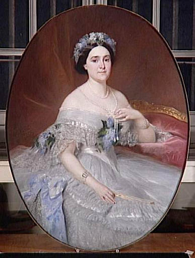 Portrait De La Princesse Mathilde Napoléon — Eugene Pierre Francois Giraud
