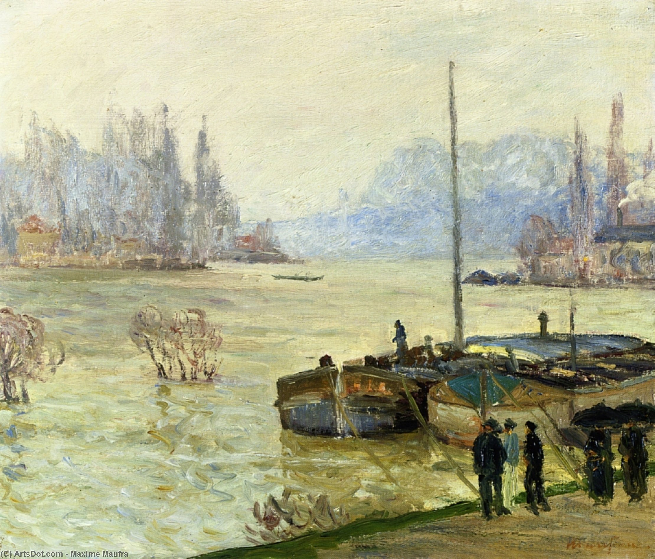 Flood (joinville-le-pont) — Maxime Emile Louis Maufra