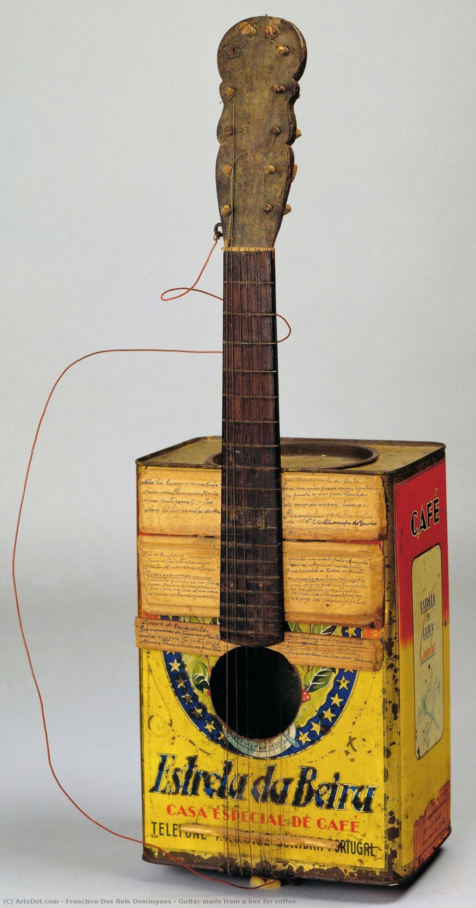Guitar Made From A Box For Coffee — Francisco Dos Reis Domingues