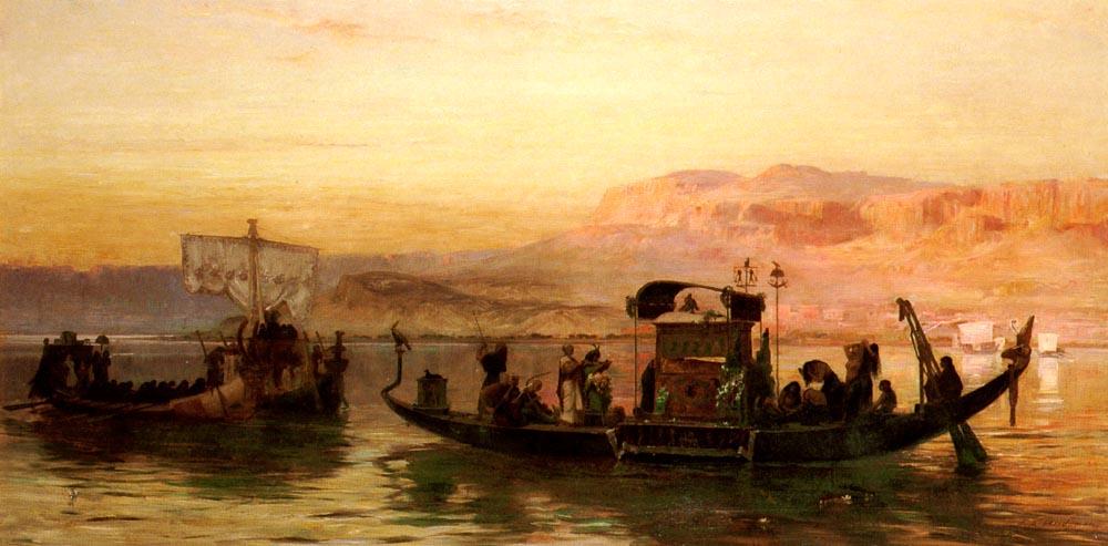 Cleopatra's Barge — Frederick Arthur Bridgman