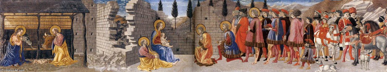 Nativity And Adoration Of The Magi — Francesco Vanni