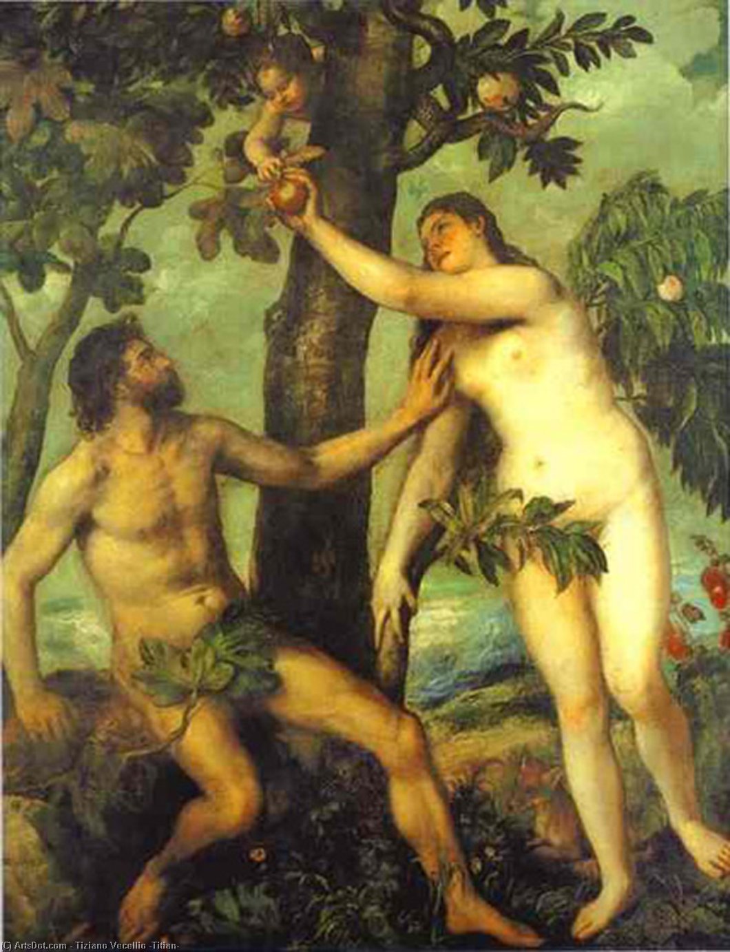 Adam And Eve — ティツィアーノ