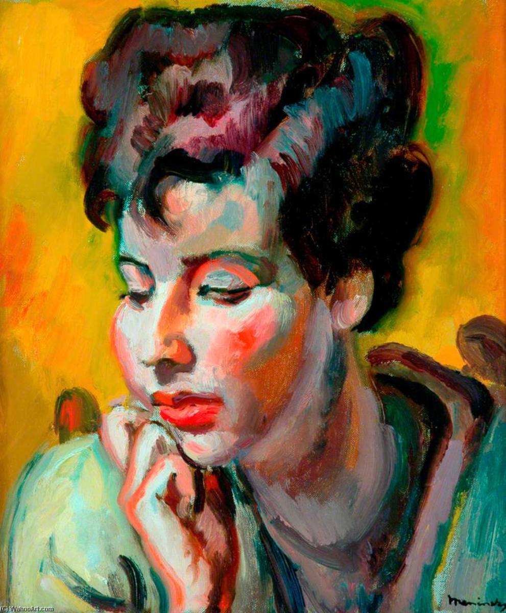Portrait Of A Young Jewess — Bernard Meninsky
