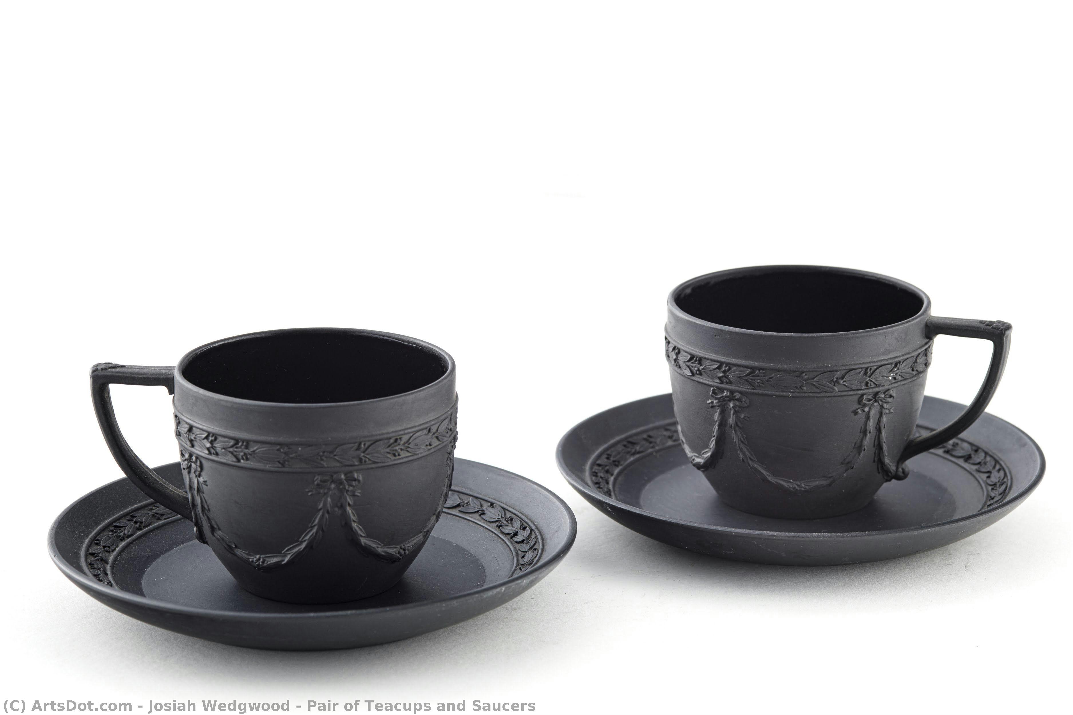 Pair Of Teacups And Saucers — Josiah Wedgwood