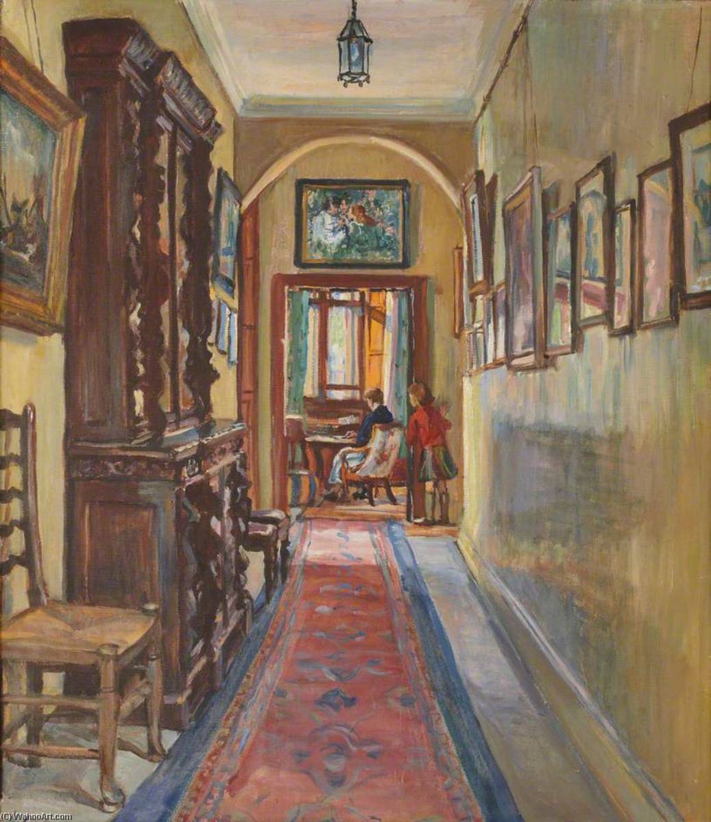 Thoresby Hall Interior — Marie Louise Roosevelt Pierrepont