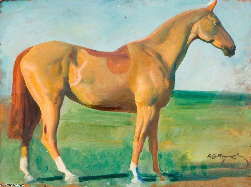 Study Of A Hunter - — Sir Alfred James Munnings
