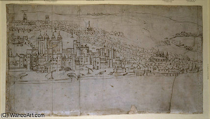 The Tower - From The London Panorama — Anthonis Van Den Wyngaerde